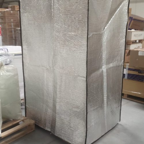 Palečių užvalkalai (pallet covers) Terminė, apsauginė pakuotė. Palečių uždangalai