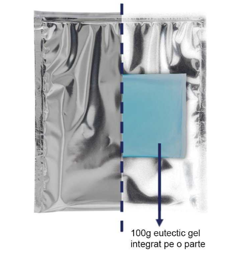Medi Zip Pack termo vokai su Eutectic geliu 200x220mm